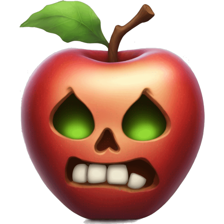 Poison apple  emoji