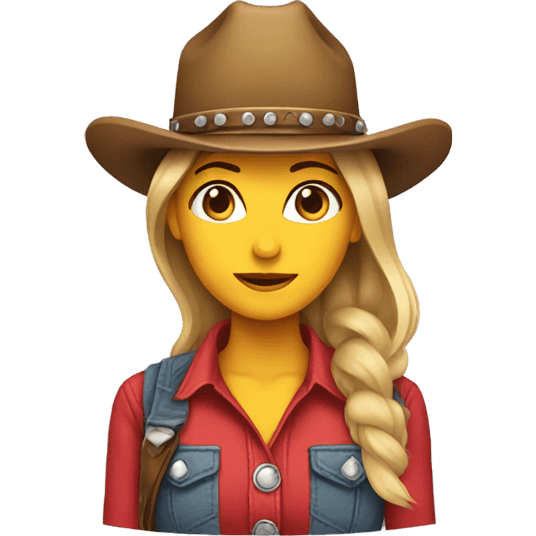 cowgirl  emoji