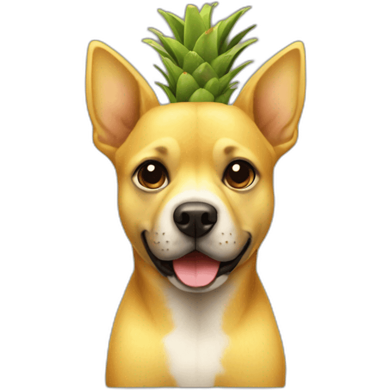 Ananas chien emoji