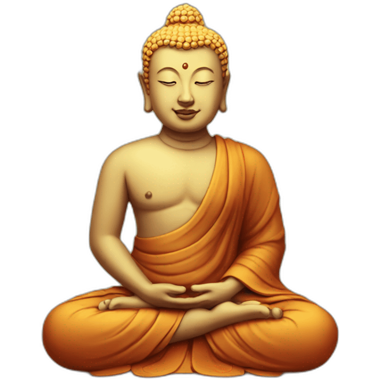 cute buddha emoji