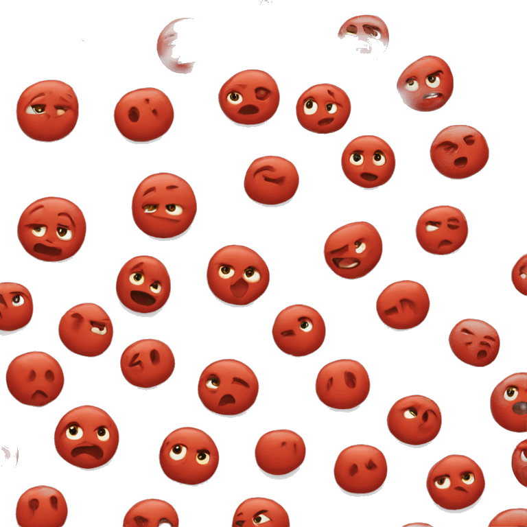 Zukerstange rot weiß emoji