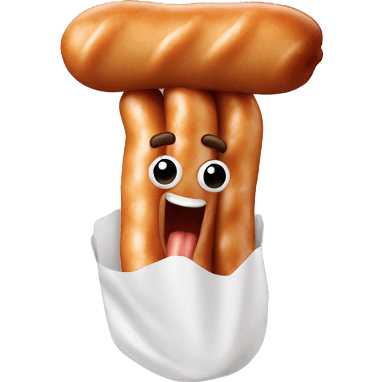 Sausage in batter  emoji