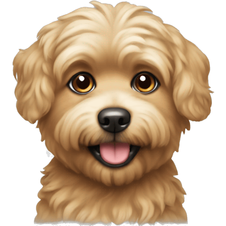 A pomapoo dog  emoji