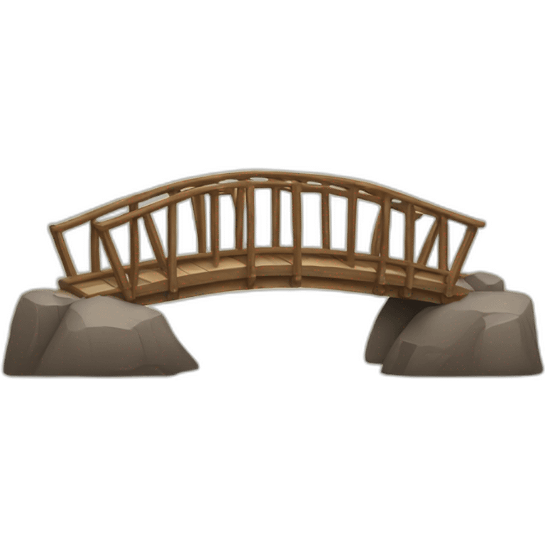 Wooden bridge emoji