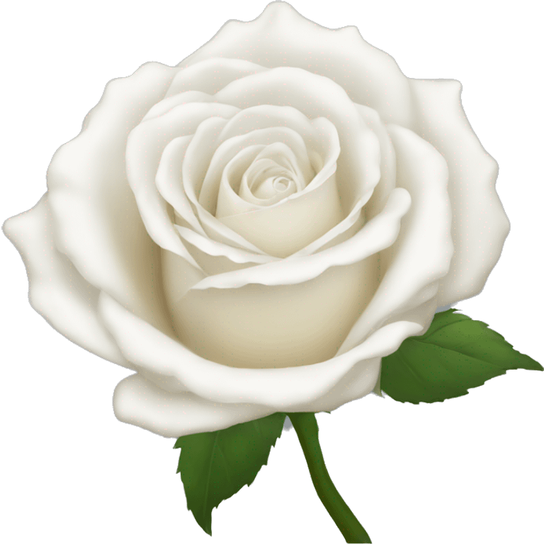 white rose  emoji