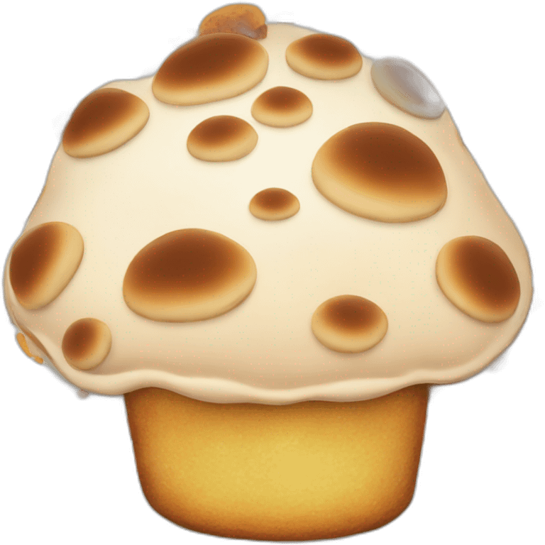 mushroom shaped cake emoji