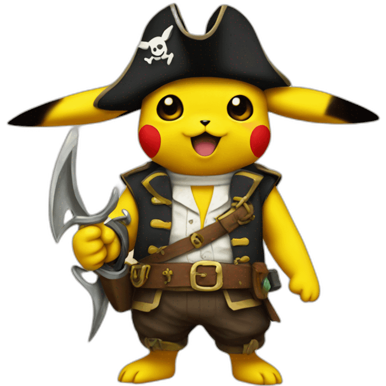 pikachu pirate emoji