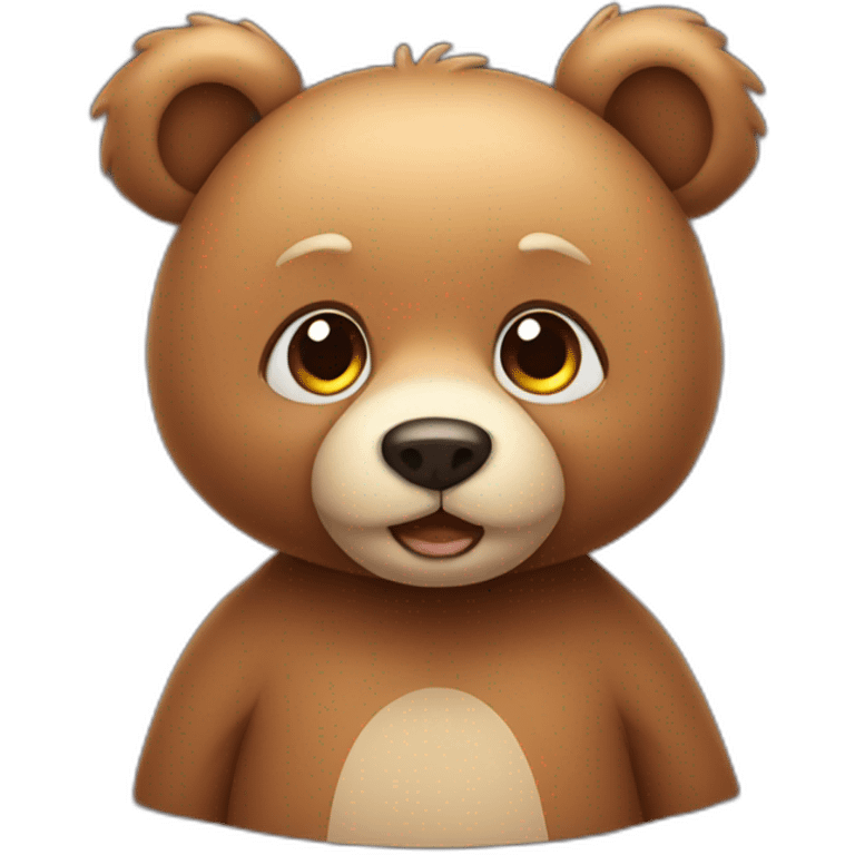 cute bear emoji