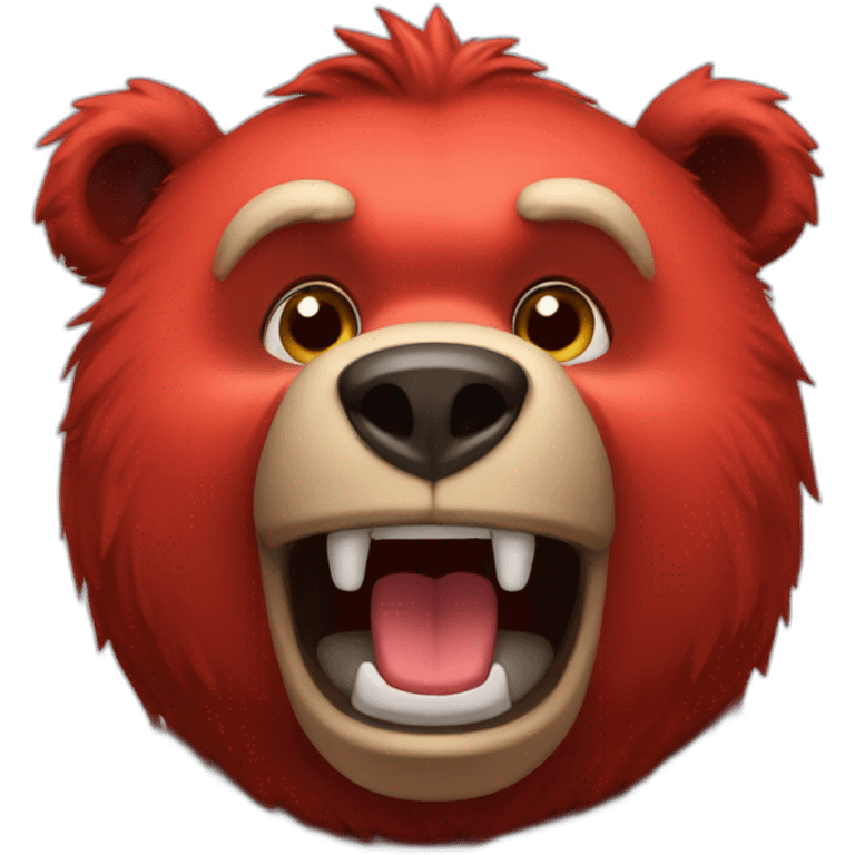 red animatronic bear emoji