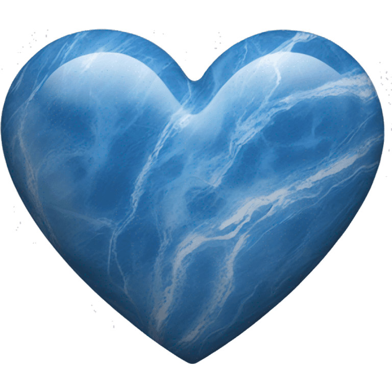 Blue Marble Heart emoji