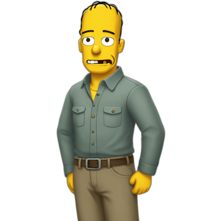 Rick sunches from Simpson  emoji