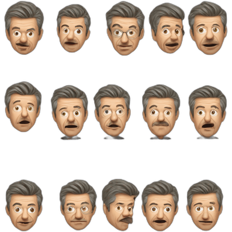 Mélenchon bouche ouverte "La République, c'est moi !" emoji