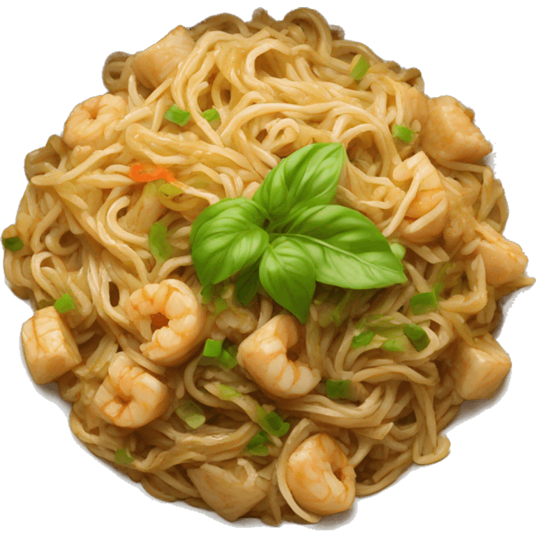 Pancit noodle dish emoji