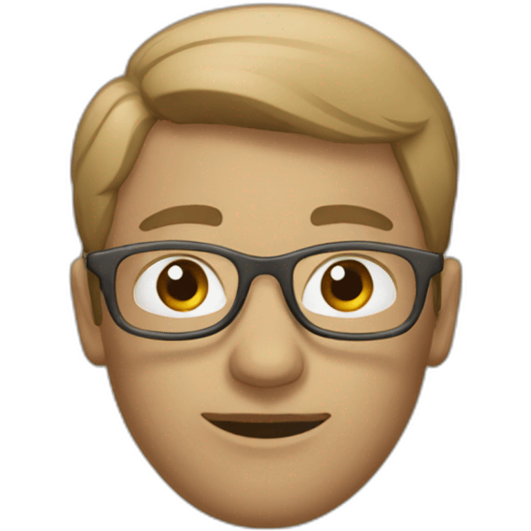 taupe à lunettes emoji