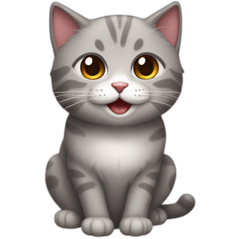 Happy persa cat emoji