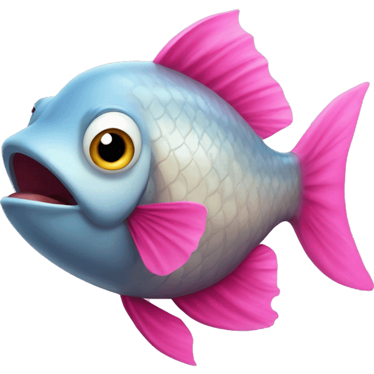 fish with big pink lips emoji