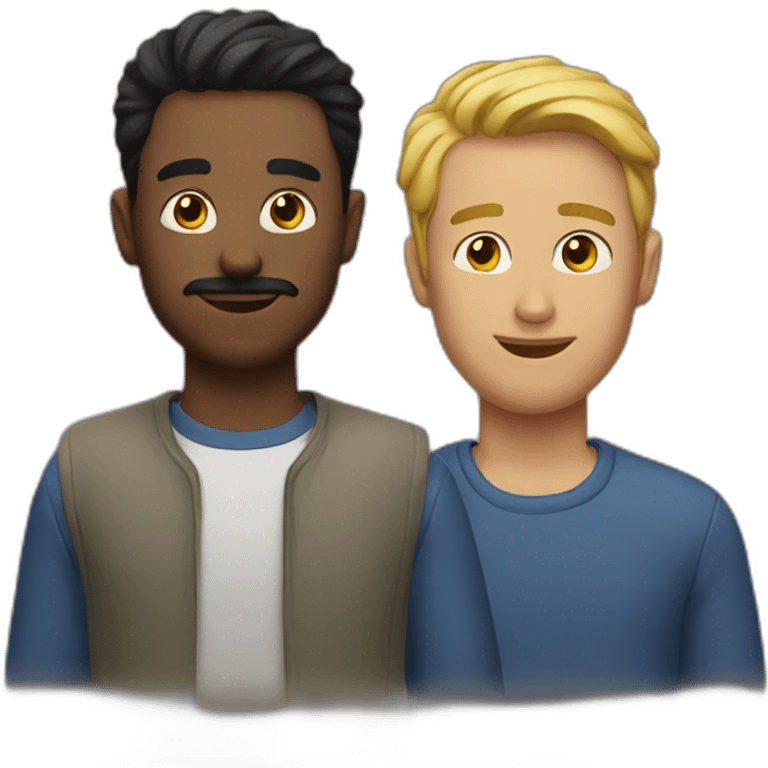 two men  emoji