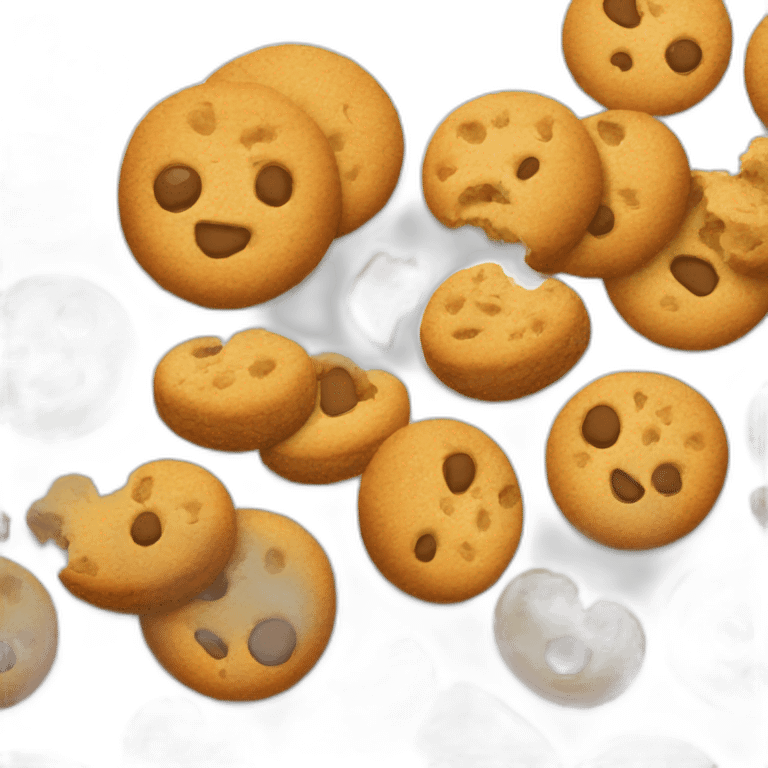 Cookie crumbs emoji