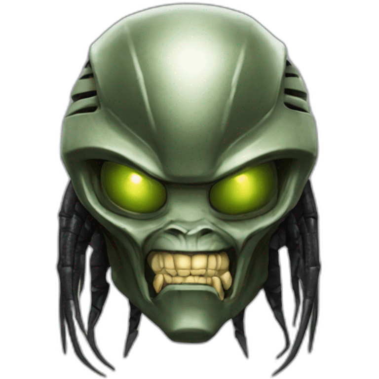 Alien vs. predator emoji