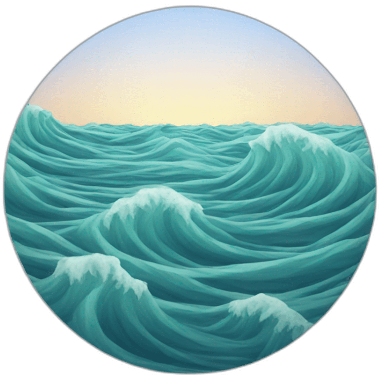 circular water waves emoji