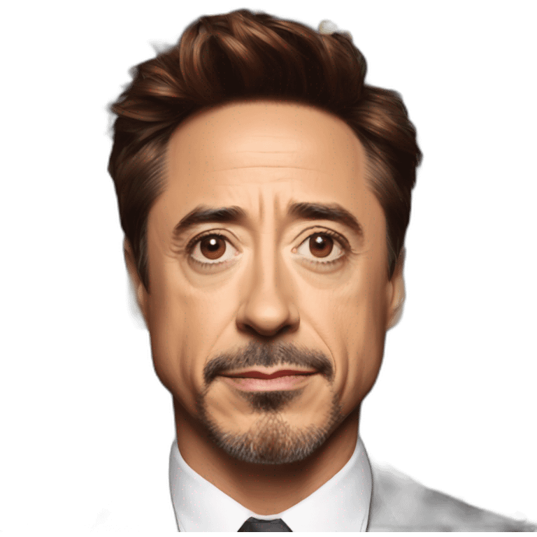 Robert Downey Jr Handsome Face emoji