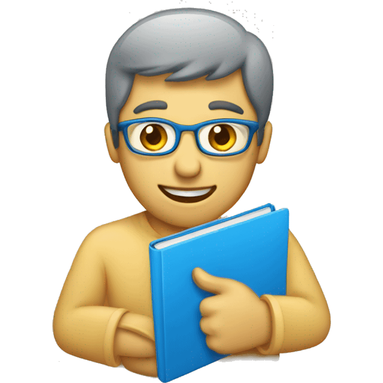 Blue mackbook emoji