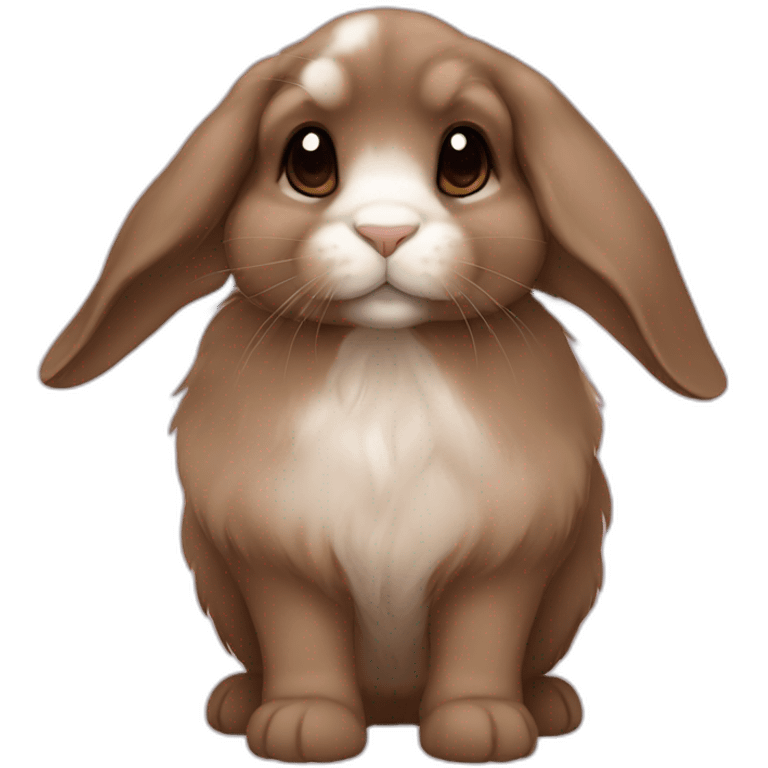 disney inspired brown holland lop emoji