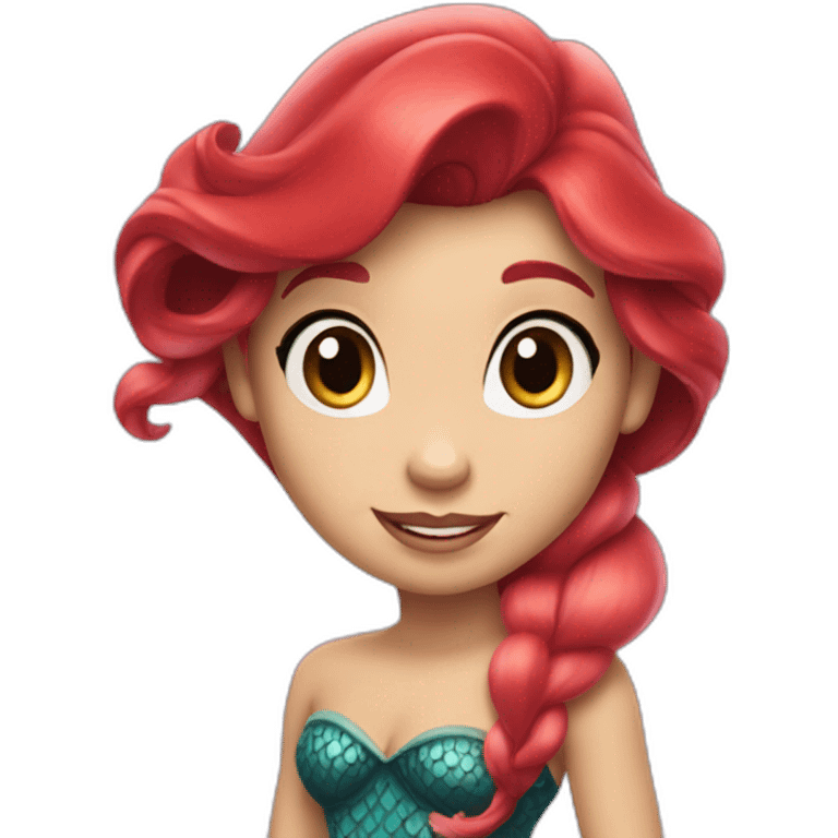 The little mermaid disney emoji