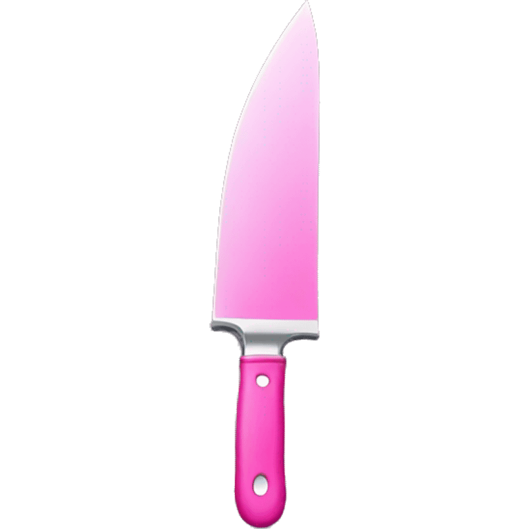 Pink knife emoji