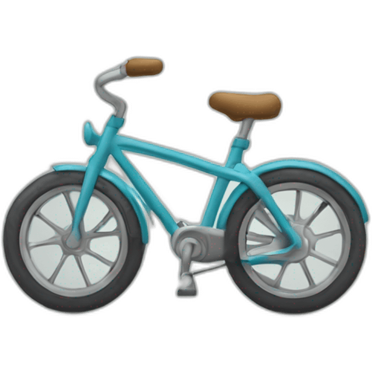 Vélo en roue arrière emoji