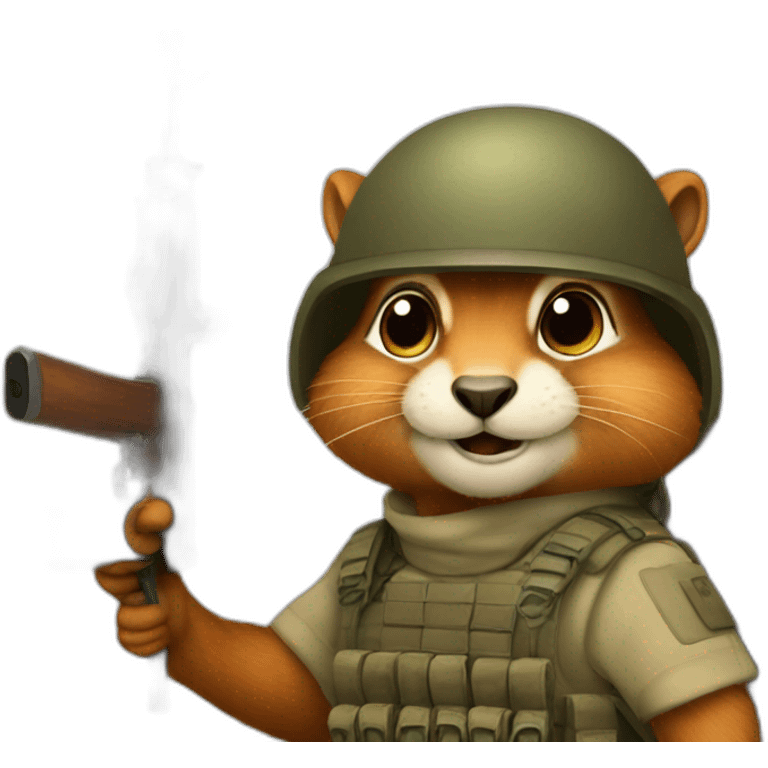 squirel soldier emoji