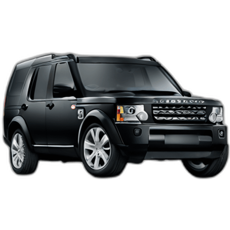 Land Rover Discovery 3 black color emoji