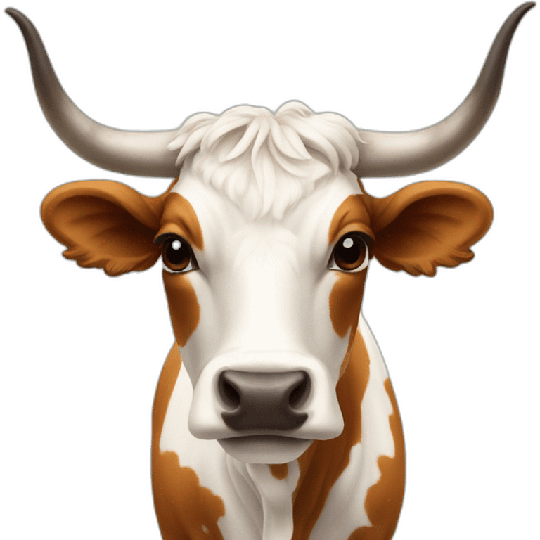 texas longhorn heifer emoji