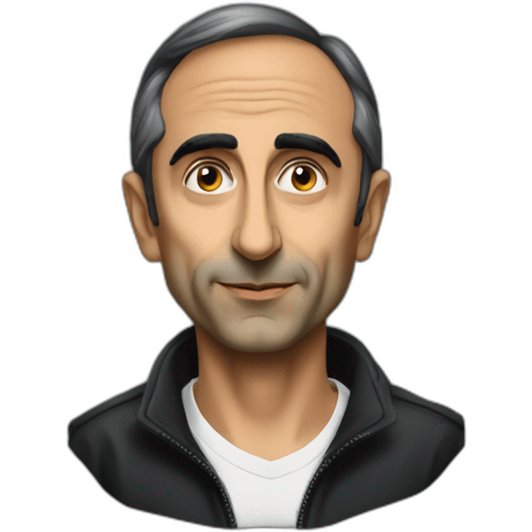 Eric zemmour en noir emoji