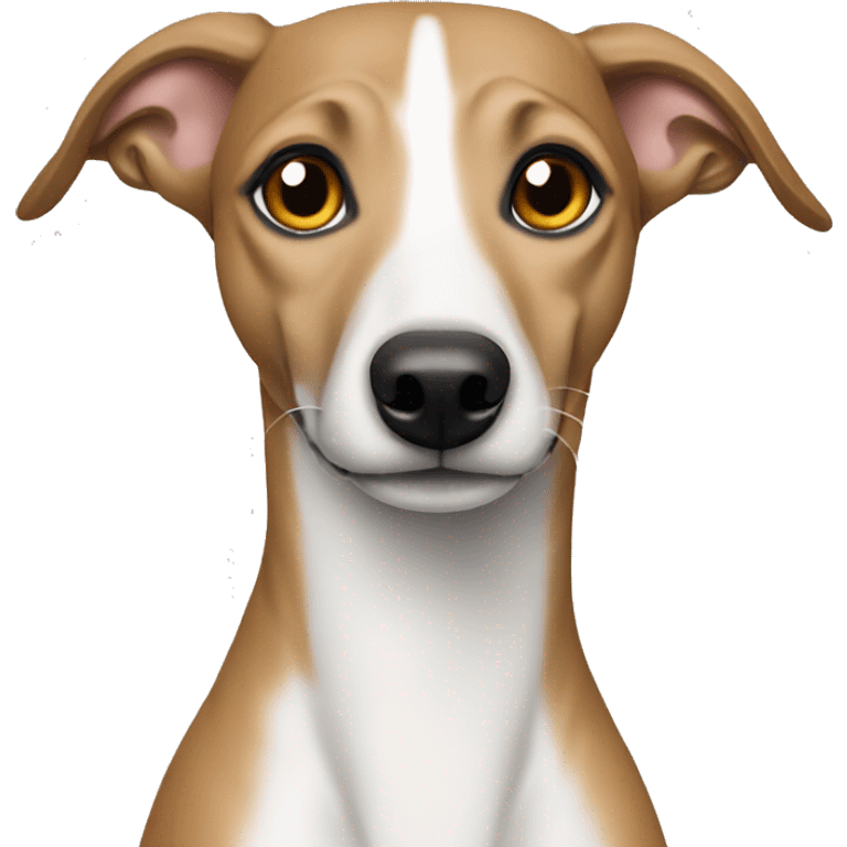 whippet with ginger female emoji