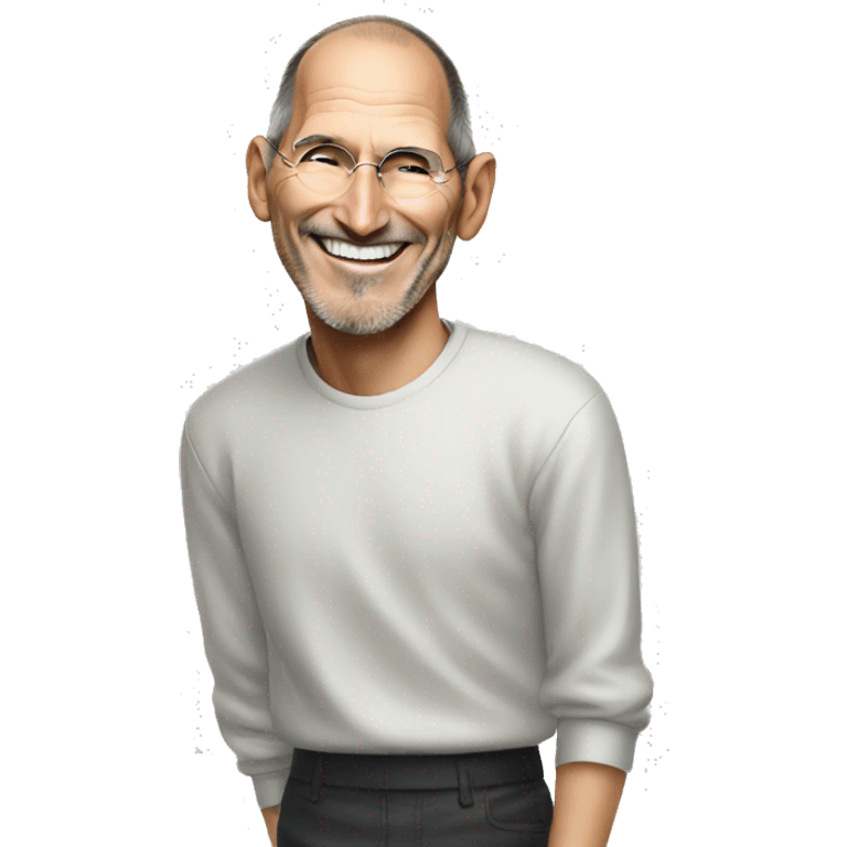 Steve jobs laughing emoji