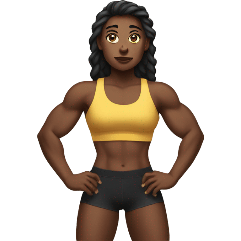 Muscular women emoji