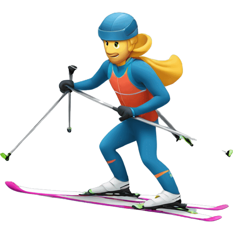 nordic ski emoji