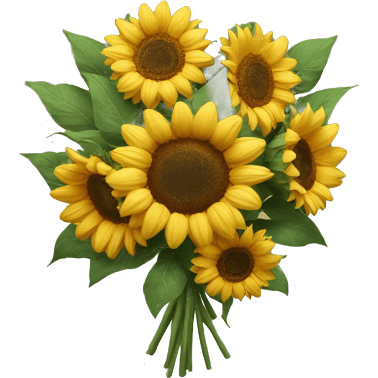 sunflower bouquet emoji