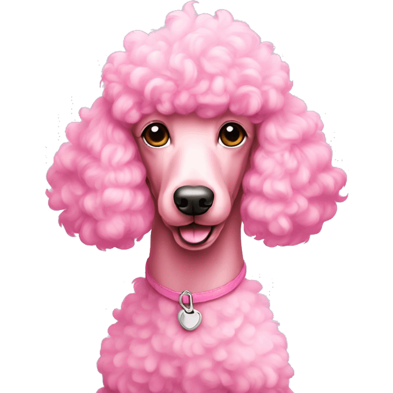 pink poodle emoji