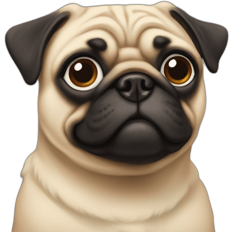 Pug dog emoji