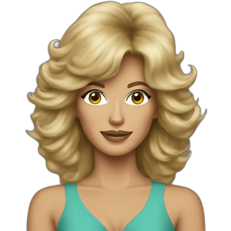 Farrah fawcett emoji