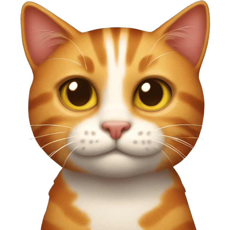 ginger striped cat emoji