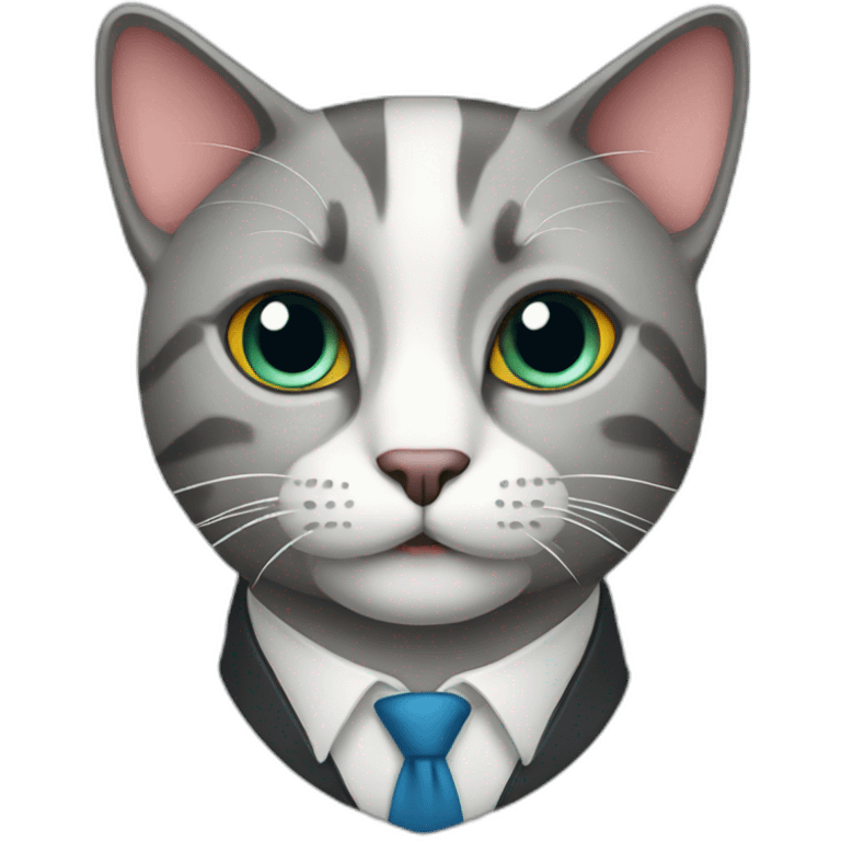 business cat emoji