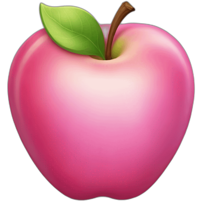 pink apple emoji