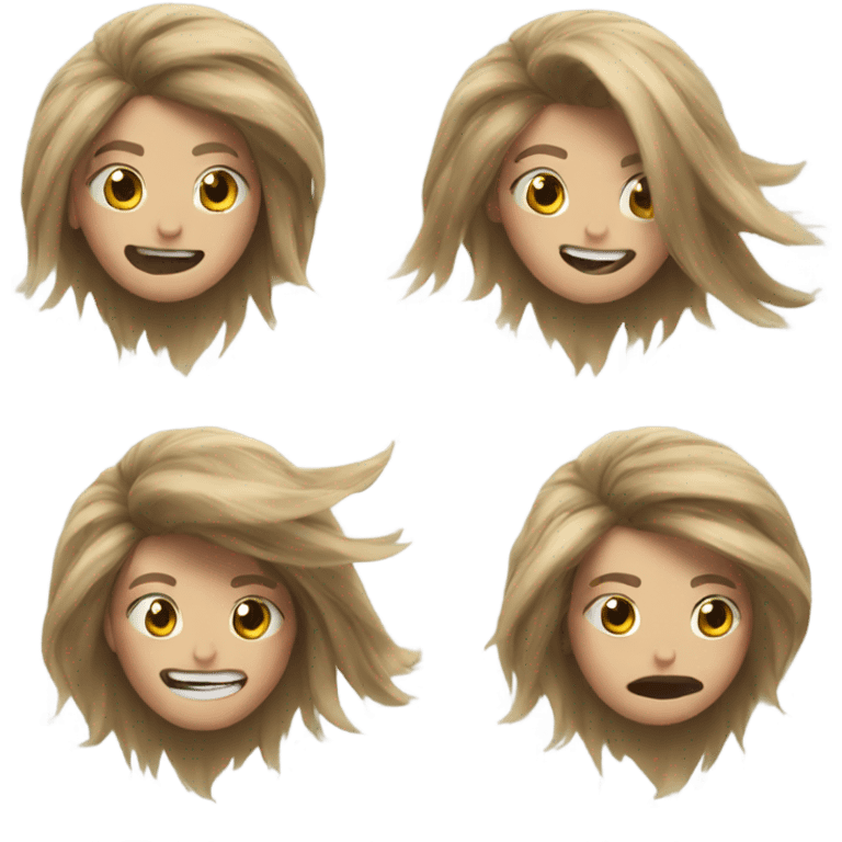 hair flip emoji