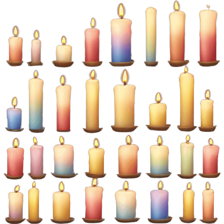 candles,quench, emoji