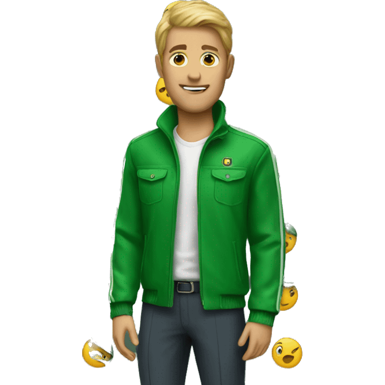 green jacket emoji