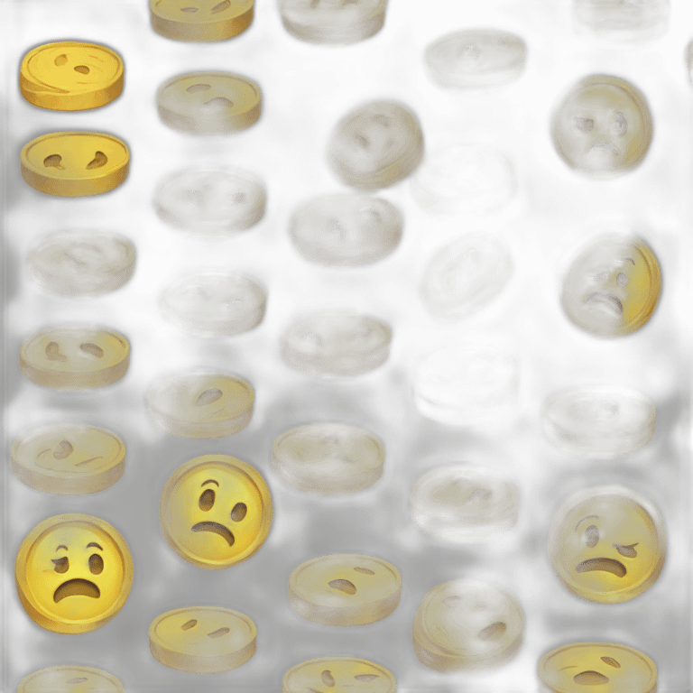 sad coin cry emoji