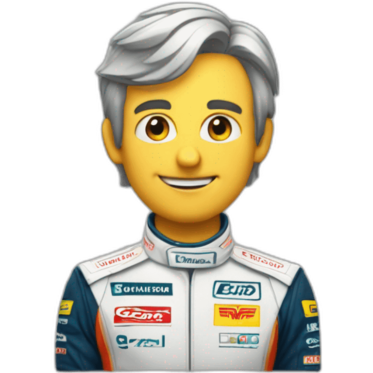 Eistein en formula1 emoji